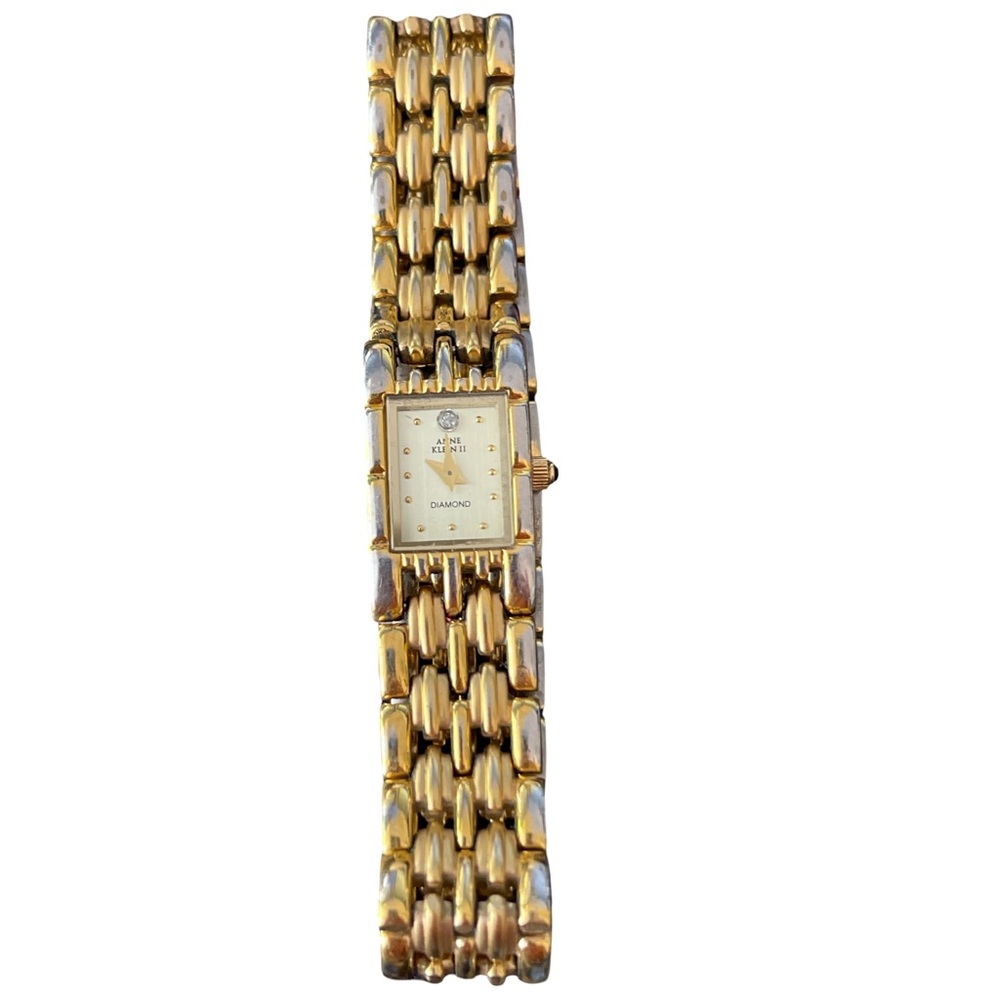 Anne Klein Two-Tone Gold and Silver Women's Watch needs battery